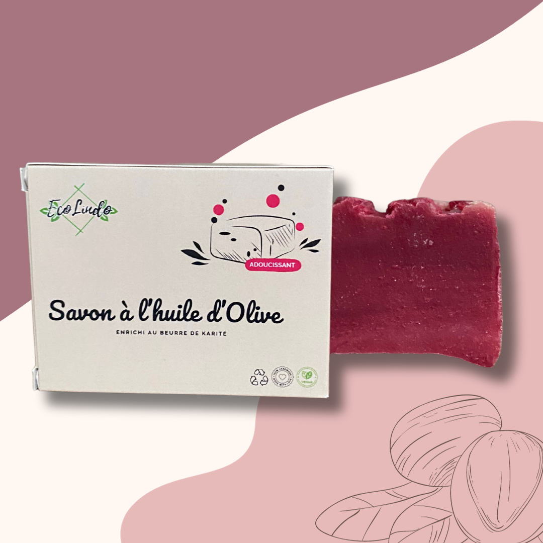 Savon artisanal à base d'huile d'olive - Enrichi au beurre de karité